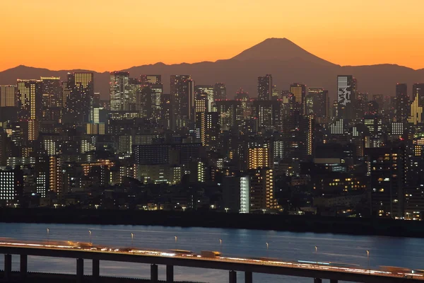 Utsikt över tokyo stad — Stockfoto