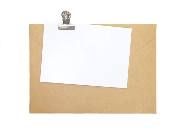 Envelope de papel marrom — Fotografia de Stock