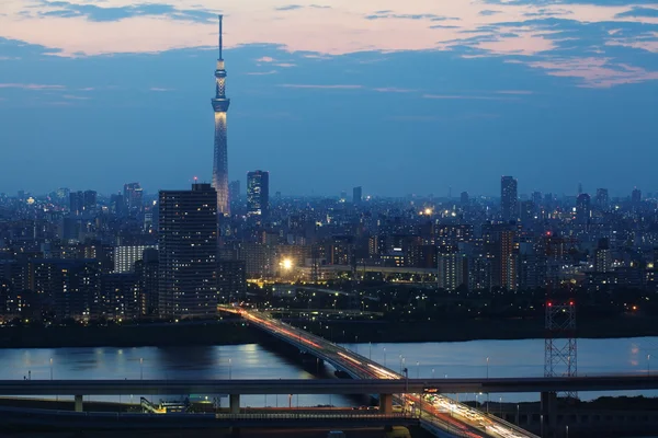 东京天空树视图 — 图库照片