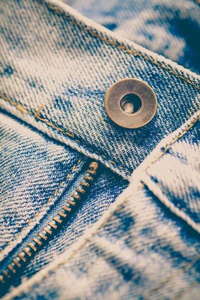 Jeans vaqueros azul detalle — Foto de Stock