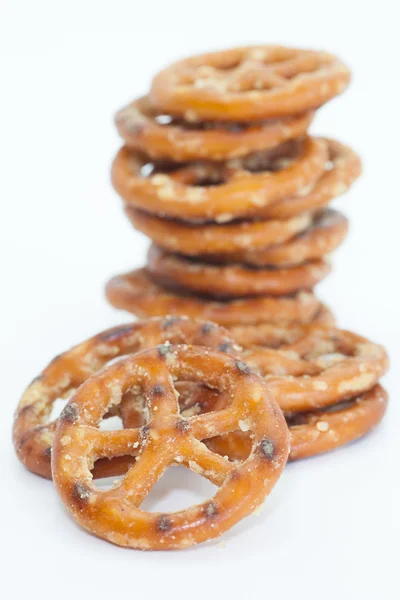 Baked bread pretzel snack — Stock Photo, Image