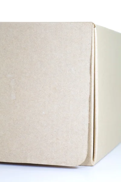 Papel caja marrón — Foto de Stock