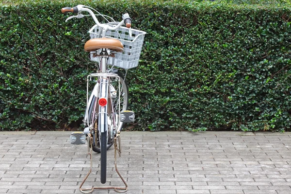 Egy kerékpár, kerékpár parkoló — Stock Fotó