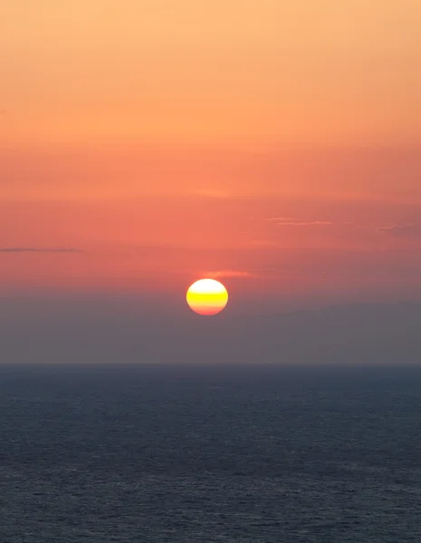 Pôr do sol fundo tempo — Fotografia de Stock