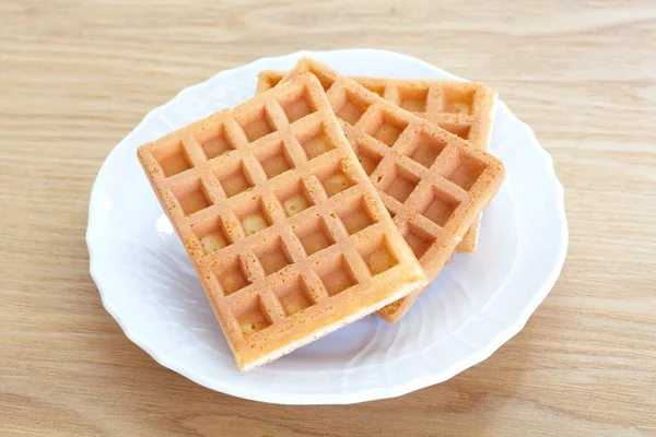 Leckere süße Waffeln — Stockfoto