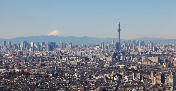 Uitzicht op de stad Tokyo — Stockfoto