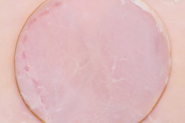 Taze dilimlenmiş fırında jambon