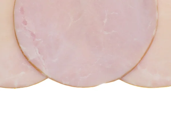 Fresh sliced roast ham — Stock Photo, Image