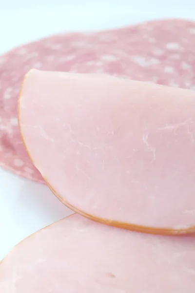 Fresh sliced roast ham — Stock Photo, Image