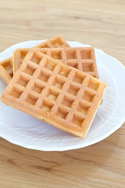 Delicious sweet waffle — Stock Photo, Image