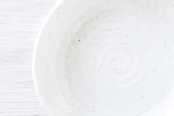 White ceramic plate — Stock Photo, Image