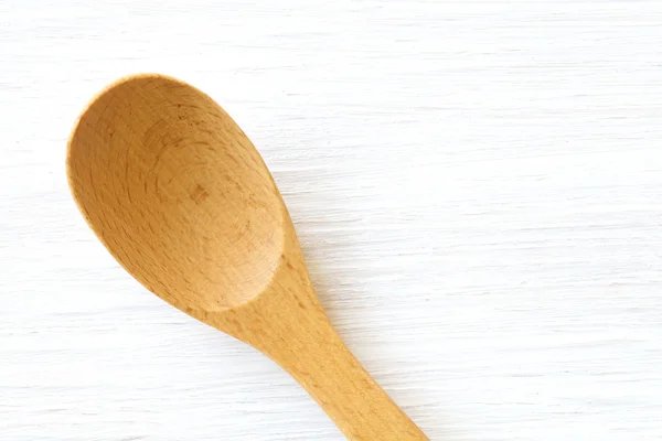 Wood brown spoon — Stock Photo, Image