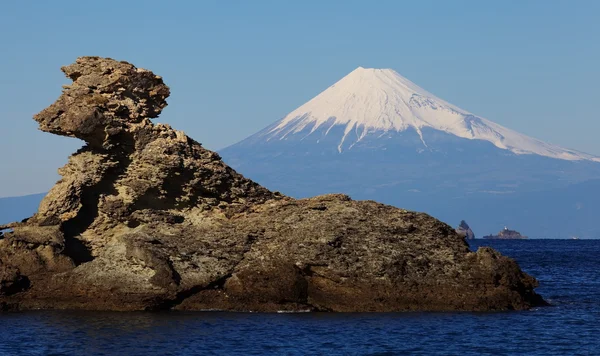 Gunung Fuji dan danau Achi — Stok Foto