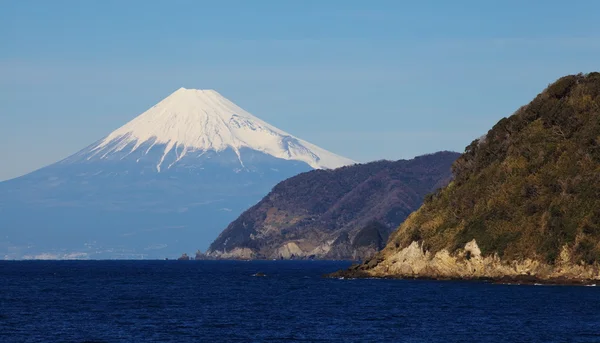 Fuji en achi bergmeer — Stockfoto