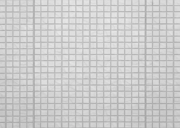 White Mosaic Tiles background — Stock Photo, Image