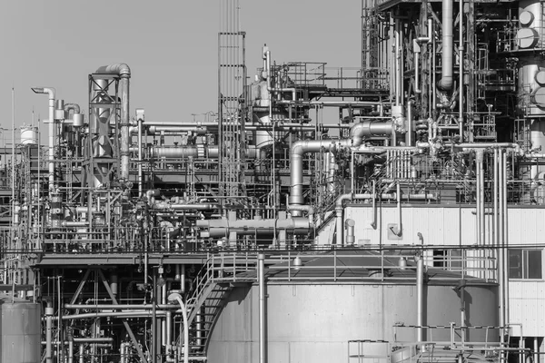 Impianto industriale petrolchimico — Foto Stock