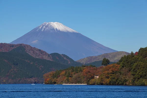 Fuji de montanha e lago — Fotografia de Stock