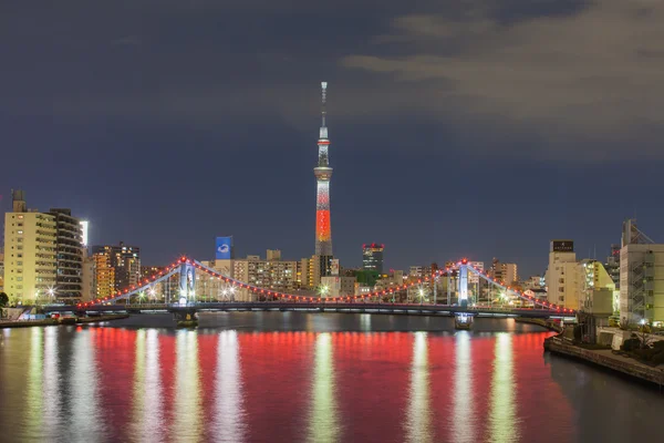 Pohled na Tokio Skytree — Stock fotografie