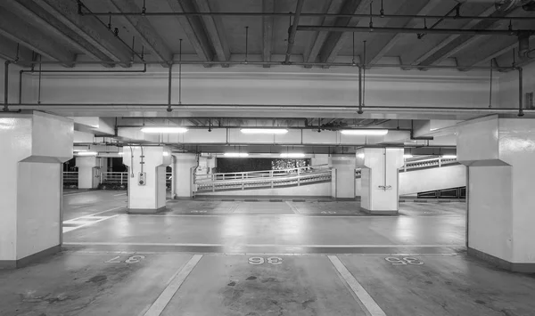 Parking garage underground interior — Stock Photo, Image