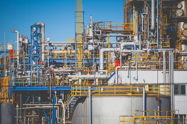 Petrochemical industrial plant — Stock Photo, Image