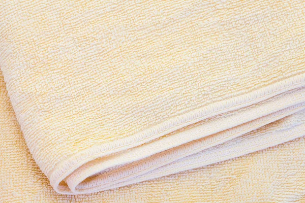 Asciugamani gialli puliti — Foto Stock