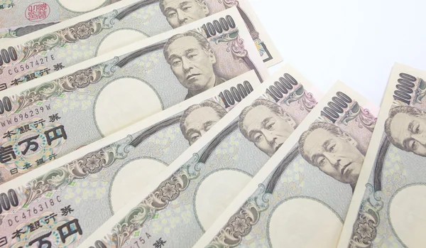 Billetes en yenes japoneses —  Fotos de Stock