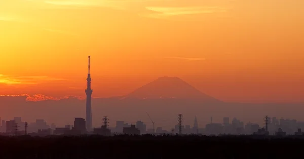 Alba della montagna Fuji Shizuoka — Foto Stock