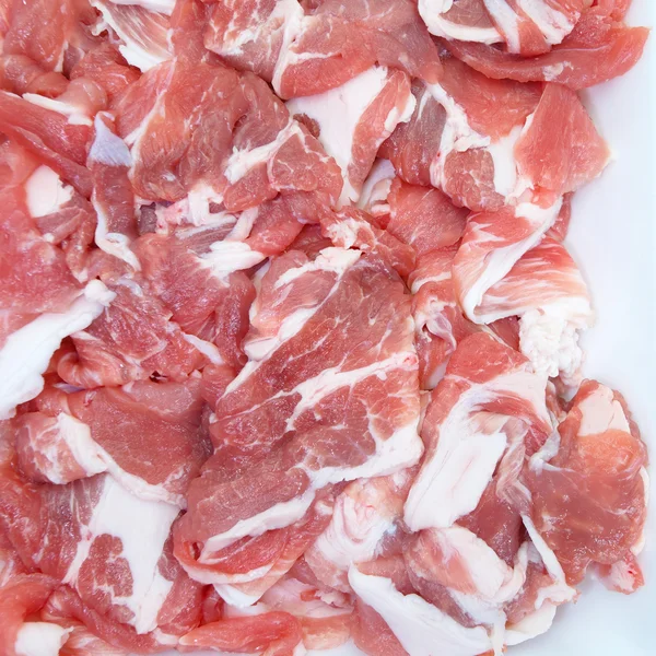 Rohes frisches Schweinefleisch — Stockfoto