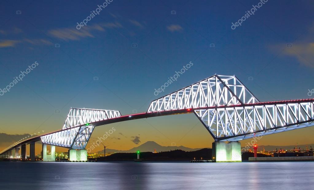 Tokyo Bay And Tokyo Gate Bridge Stock Photo Image By C Torsakarin