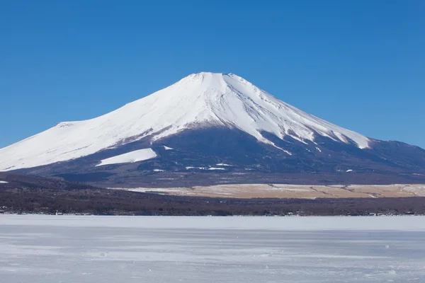 Góra fuji w sezonie zimowym — Zdjęcie stockowe