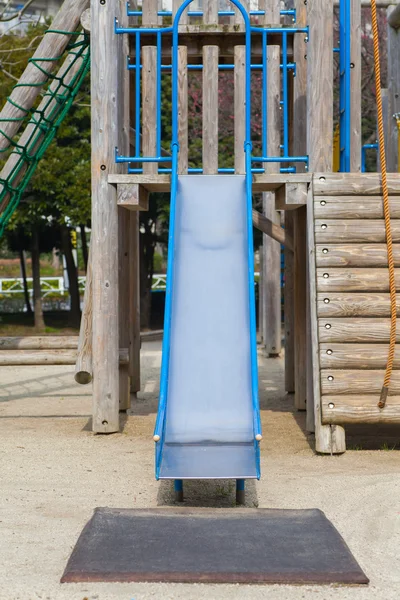 Empty outdoor children playground — Stock Photo, Image