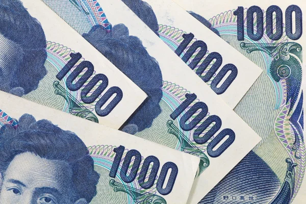 Japoński Jen banknotów — Zdjęcie stockowe