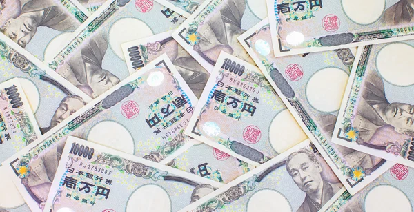 Banconote in yen giapponesi — Foto Stock
