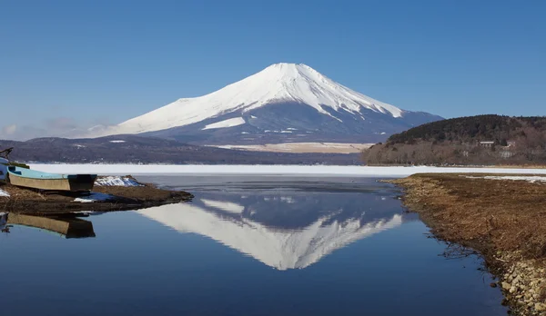 Montanha Fuji e mar — Fotografia de Stock