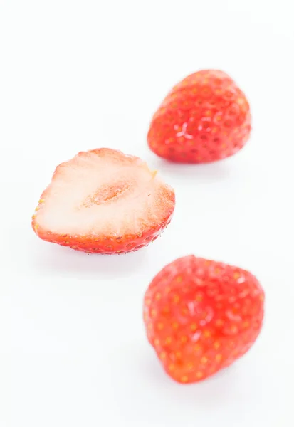 Fresh strawberry slices — Stock Photo, Image