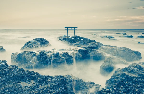 Cancello giapponese tradizionale — Foto Stock