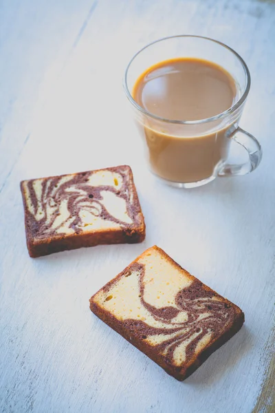 Pastel de mármol mantequilla — Foto de Stock