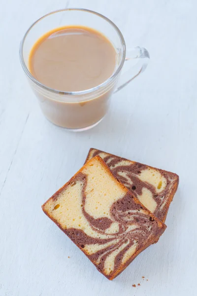 Torta di marmo burro — Foto Stock