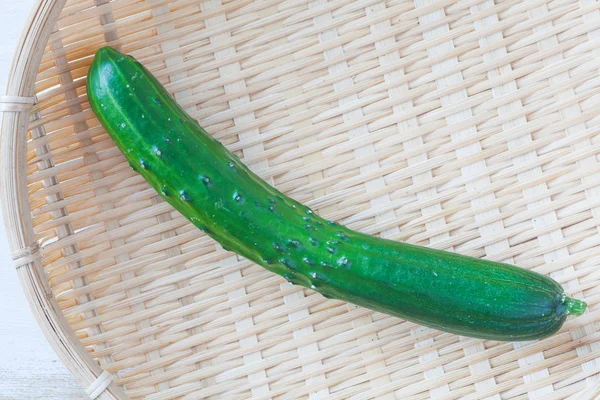 Fresh green cucumber — Stock Photo, Image