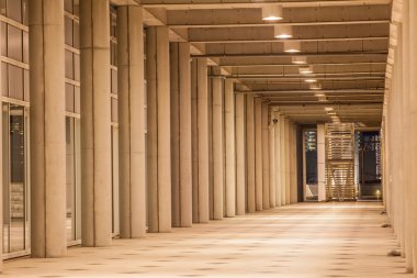 Modern ofiste koridor