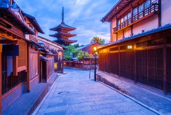 Vista de pagode japonês — Fotografia de Stock