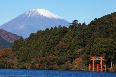 Mountain Fuji and sea at Miho