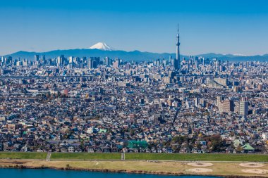 Tokyo şehir manzarası