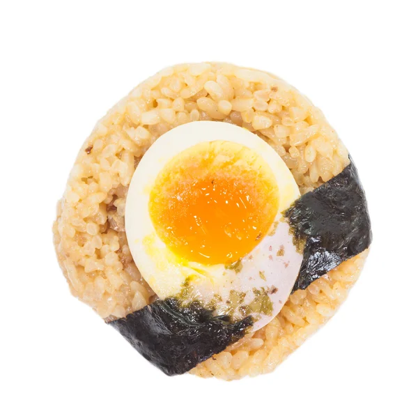 Рисовый шар с яйцом — стоковое фото