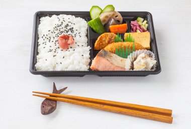 Traditional bento japanese cuisine