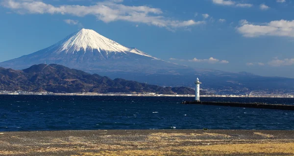 富士山的景色 — 图库照片