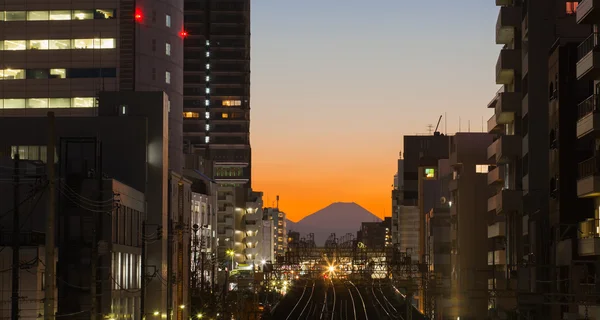 Fuji bergsutsikt — Stockfoto