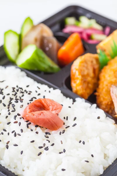 Traditional bento japanese cuisine — 스톡 사진