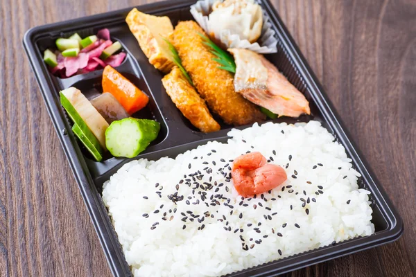 Traditional bento japanese cuisine