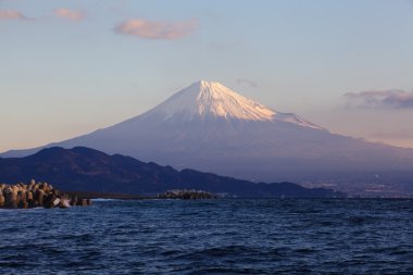 Mountain Fuji and sea at Miho